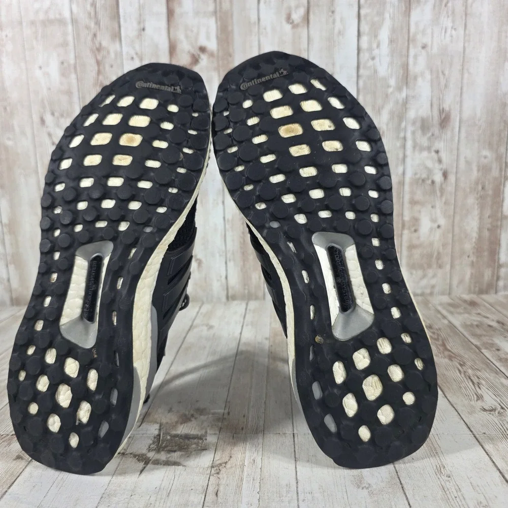 Adidas UltraBoost 2.0 Core Black Grey Running Shoes‎ AF5141 Womens 7 Mens 5.5